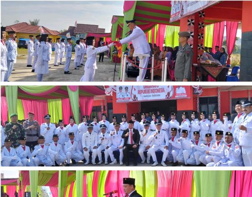 Gaungkan Semangat Kebangsaan kecamatan Batu Ketulis Gelar Upacara HUT RI KE-80