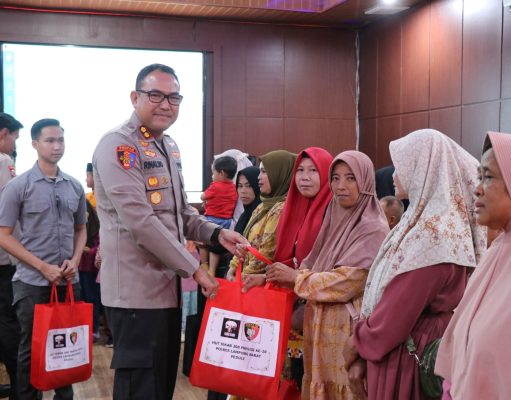 Polres Lampung Barat Gelar Bakti Sosial dalam rangka Syukuran HUT Tekab 308 ke-10