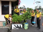 Polres Lampung Barat Gelar Aksi Bersih-Bersih Serentak Peringati World Cleanup Day 2025