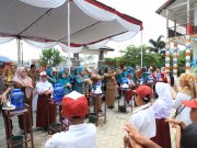 TP–PKK Lampung Barat Bergerak Bersama Anak Sekolah Cuci Tangan Tangkal Stunting