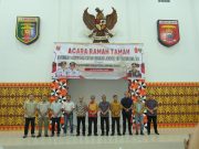 Ramah Tamah Forkopimda dan Sekda Lambar Bersama Komandan Korem 043 Gatam
