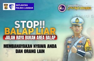 STOP!! BALAP LIAR JALAN RAYA BUKAN AREA BALAP