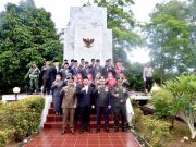 Wakil Wali Kota Metro Pimpin Upacara Hari Pahlawan di Taman Makam Pahlawan Kemala Nusantara