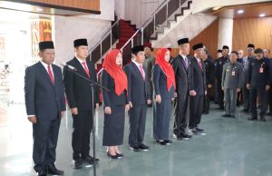 Bupati Lantik 7 Pejabat Eselon ll Jangan Terjebak Zona nyaman Tanggung Jawab Kini Lebih berat