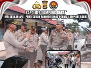 Kapolres Lampung Barat Cek Kesiapan Kendaraan Dinas