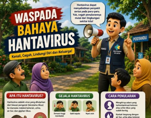 Waspada Penularan Hantavirus, Dinkes Metro Tekankan Pentingnya Kebersihan Rumah dan Lingkungan