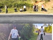 Camat Batu Ketulis Pimpin Bersih bersih di Jalan Raya
