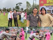 Kapolres Lampung Barat Pimpin Kenaikan Pangkat Personel Polres Lampung Barat