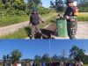 Koramil 422-05 Belalau Gelar Gotong Royong di kecamatan Batu ketulis dalam Rangka Radin Inten Asri