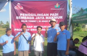 Bersama Gapoktan Panca Boga, Tommy Si Anak Beras Dukung Swasembada Pangan