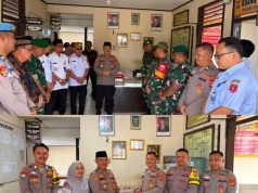 Uspika kecamatan Hadiri Syukuran Hari Bhayangkara ke- 80 di Polsek sekincau